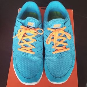 Nike Free Run+ 2 CHLRN BLUE/ WHITE Size 11.